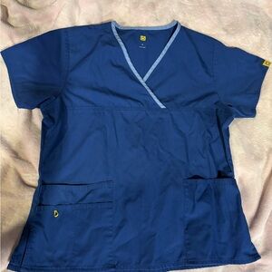 Blue Scrub Top
